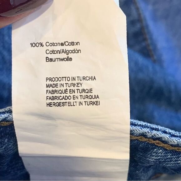 Subdued Patchwork Soft Flared Jeans Size 24 - Picture 9 of 12